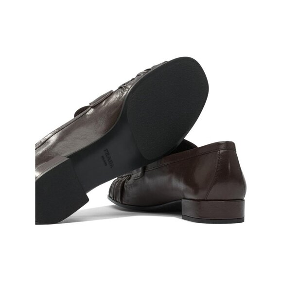 Prada Leather Loafers IT 38.5 Women - Picture 5 of 5
